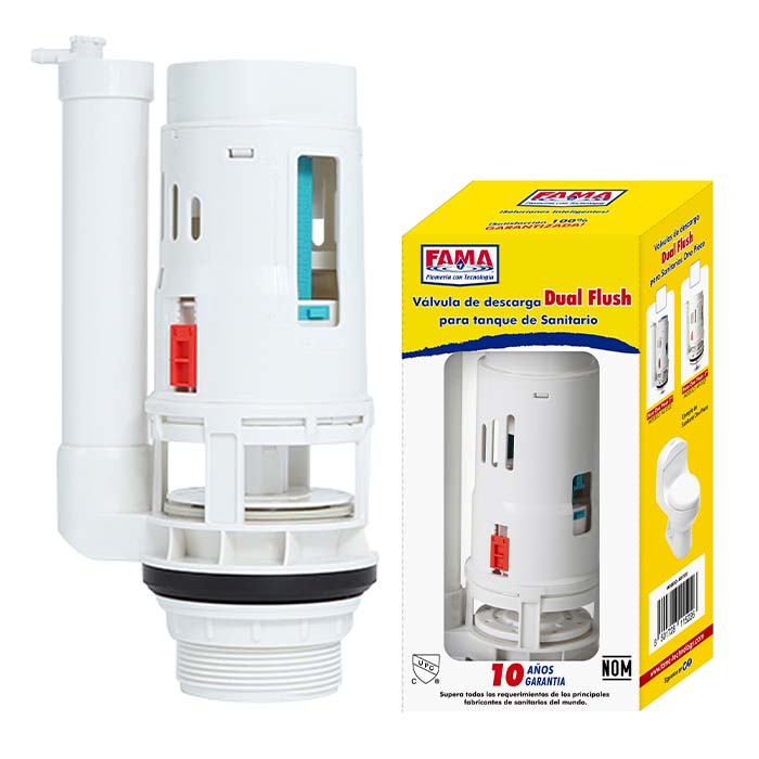 Valvula de Descarga Para Sanitario Dual-Flush 2" Para Dos Piezas  (AK-22) (2022)