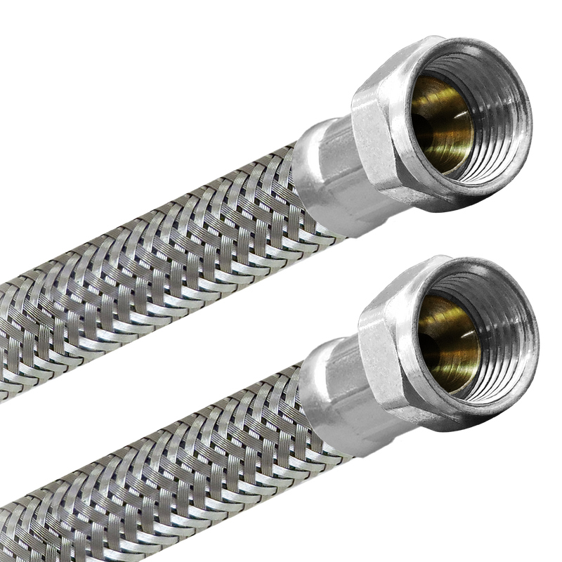 Conector Flexible | Usos Generales | 5/16" FLARE X 5/16" FLARE Premium | Acero Inoxidable