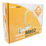 Mezcladora Para Fregadero 8" Cuerpo de Acetal  Plomeco  (M802)