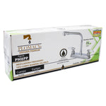 Mezcladora Para Fregadero 8" Hibrida Maneral Tipo Palanca  Plomacy (PM8PP)