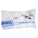 Cespol Fácil Corrugado para Lavabo con Contra