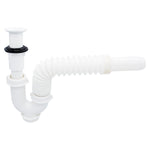 Cespol Fácil Corrugado para Lavabo con Contra