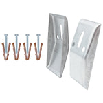 Soporte Para Lavabo Metalico Con Taquetes y Pijas Juego En Bolsita  (9745)