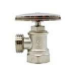 Valvula de Control Angular Compresión 1/2" x 1/2" 100% Latón