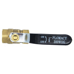 Valvula Esfera 300 WOG 1/2 Roscable Plomacy  (VE13R)