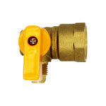 Valvula de Gas de 90° 5/16" x 1/2"