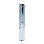 Mezcladora Monomando Lavabo 30 cm Acero Inoxidable
