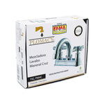 Mezcladora Para Lavabo 4" Maneral Tipo Cruz