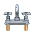Mezcladora Para Lavabo 4" Maneral Tipo Cruz