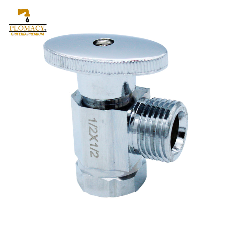 Valvula de Control Premium 1/4" de Vuelta 1/2" x 1/2"