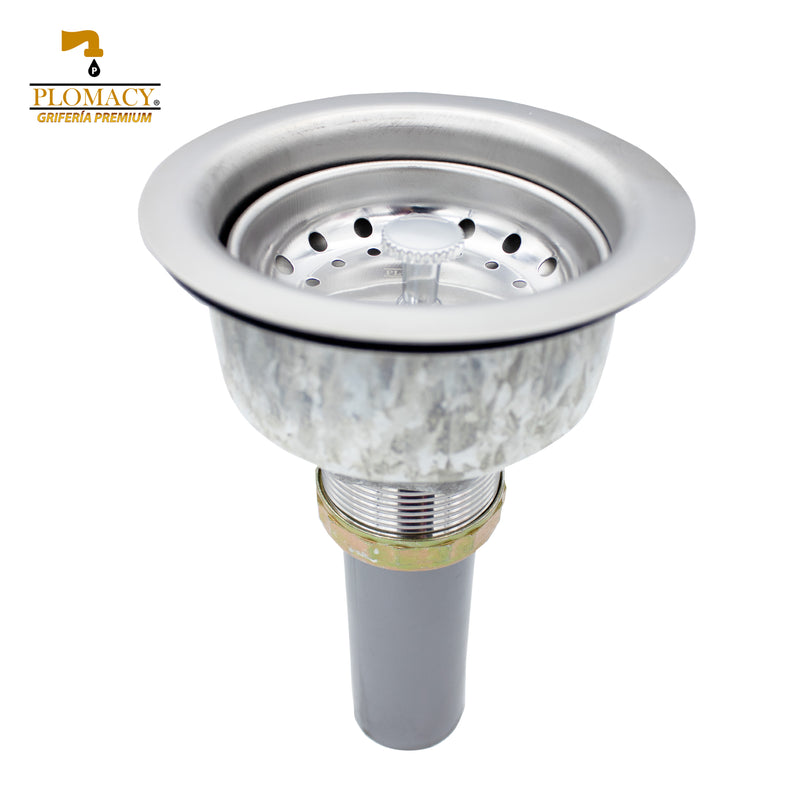 Contracanasta Acero Inoxidable Instalacion Simple Plomacy (CCSI)