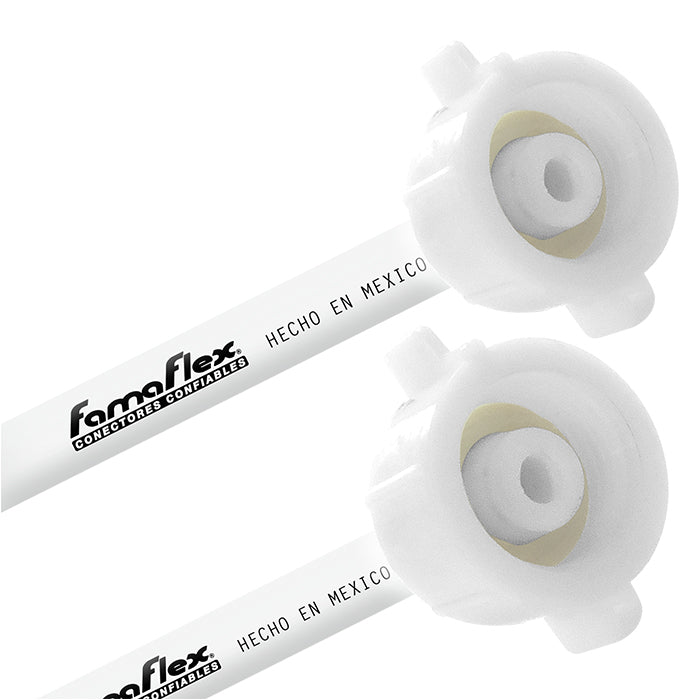 Conector Flexible | Sanitario | 1/2" AM X 7/8" AM Polimax | Flexible