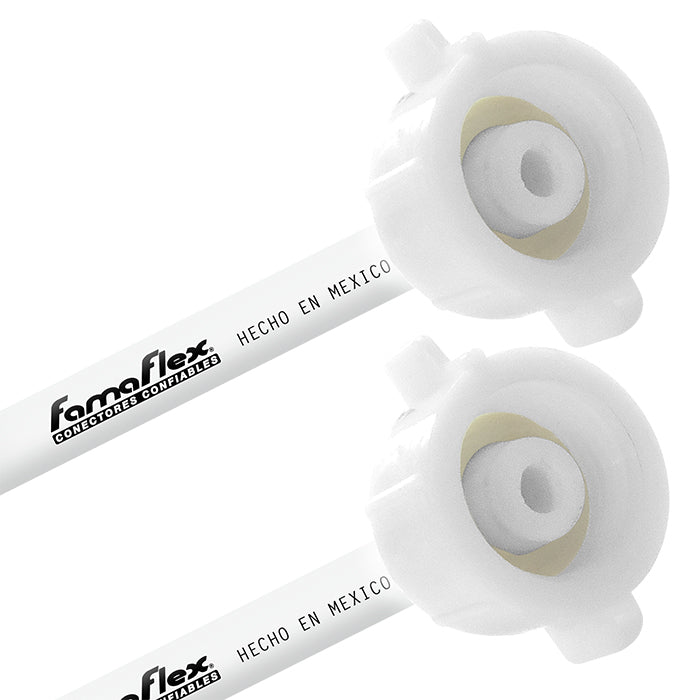 Conector Flexible | Sanitario | 7/8" AM X 7/8" AM Polimax | Flexible