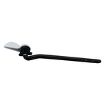 Palanca Para Sanitario Blanca Brazo Negro de Lujo