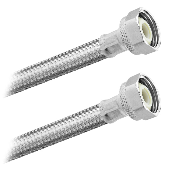 Conector Flexible | Boiler Hembra | 3/4" FIP X 3/4" FIP Premium | Acero Inoxidable