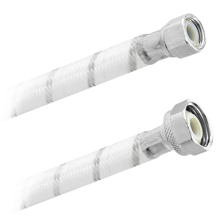 Conector Flexible | Lavabo y Fregadero | 3/8" COMP X 1/2" FIP Poliacetal | Vinil