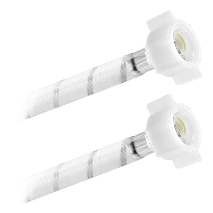Conector Flexible | Lavabo y Fregadero | 1/2" AM X 1/2" AM Poliacetal | Vinil