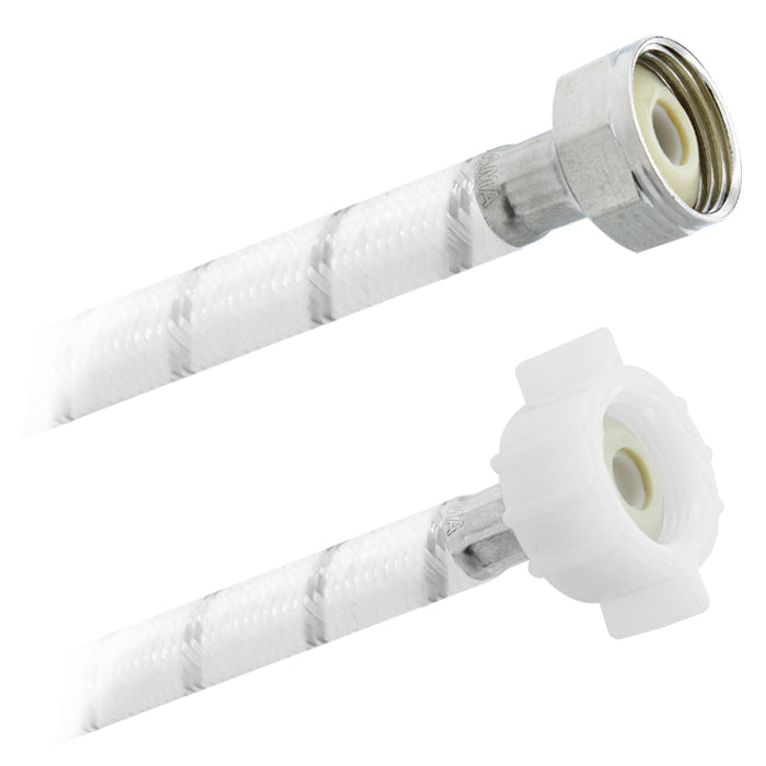 Conector Flexible | Sanitario | 7/8" FIP X 7/8" AM Poliacetal | Vinil