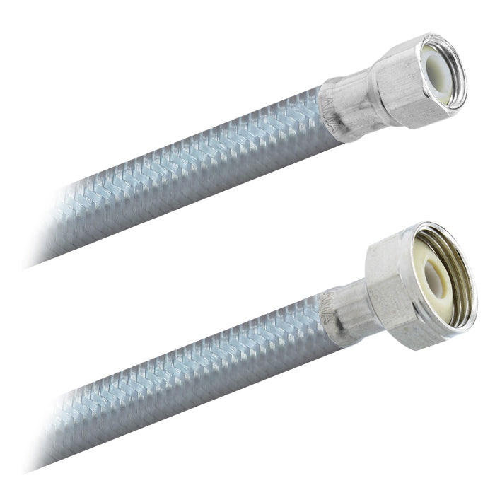 Conector Flexible | Sanitario | 3/8" COMP X 7/8" FIP Poliacero | Acero y Vinil
