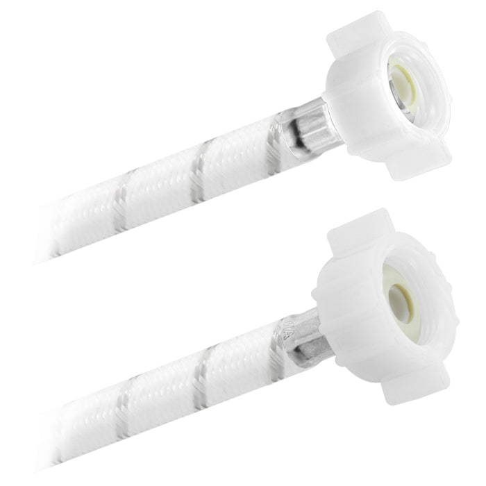 Conector Flexible | Sanitario | 1/2" AM X 7/8" AM Poliacetal | Vinil