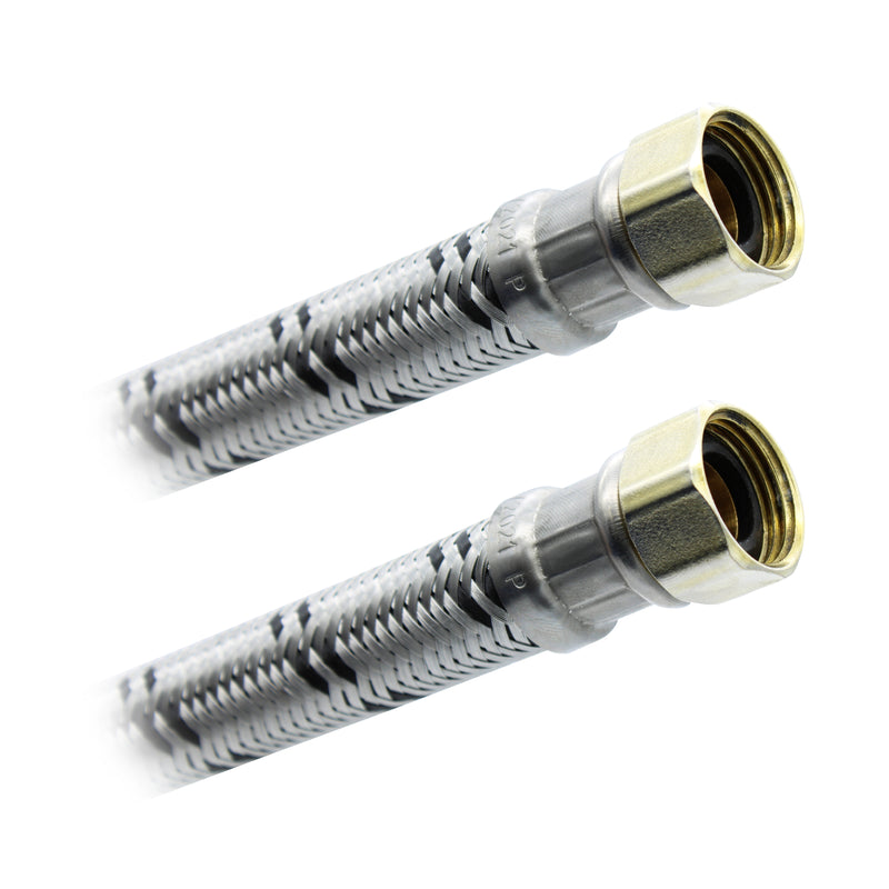 Conector Flexible | Boiler Hembra | 1/2" FIP X 1/2" FIP | Aluminio