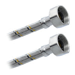 Conector Flexible | Sanitario | 7/8" FIP X 7/8" FIP | Aluminio