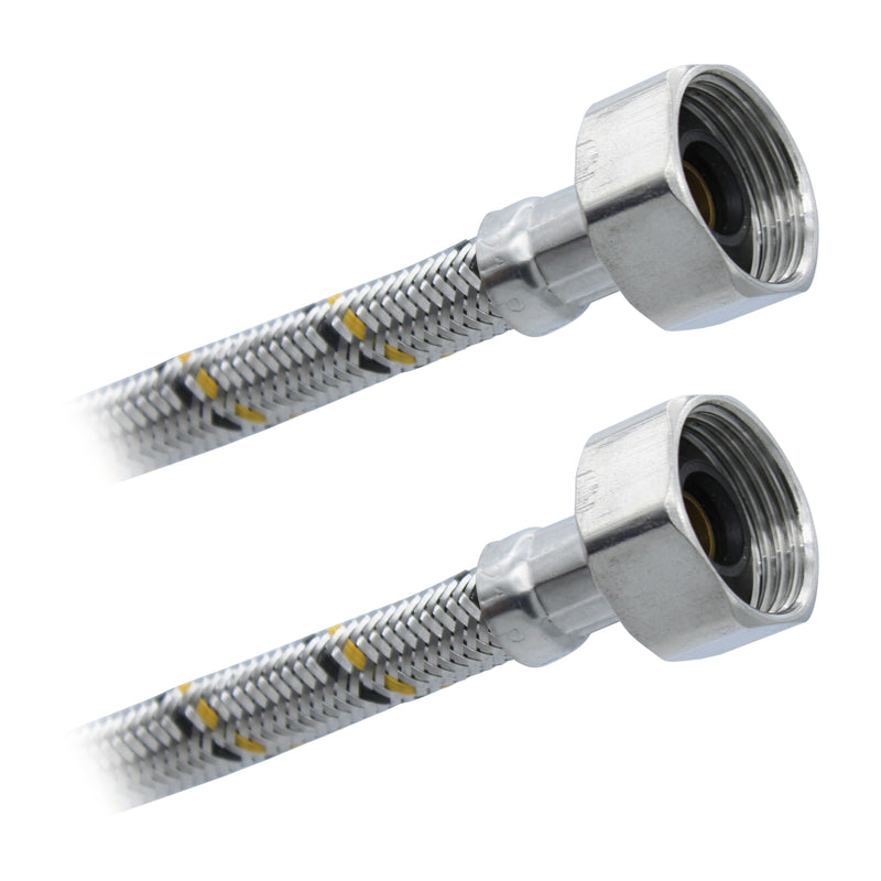 Conector Flexible | Sanitario | 7/8" FIP X 7/8" FIP | Aluminio