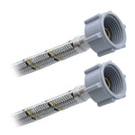 Conector Flexible | Sanitario | 7/8" AM X 7/8" AM | Acero Inoxidable