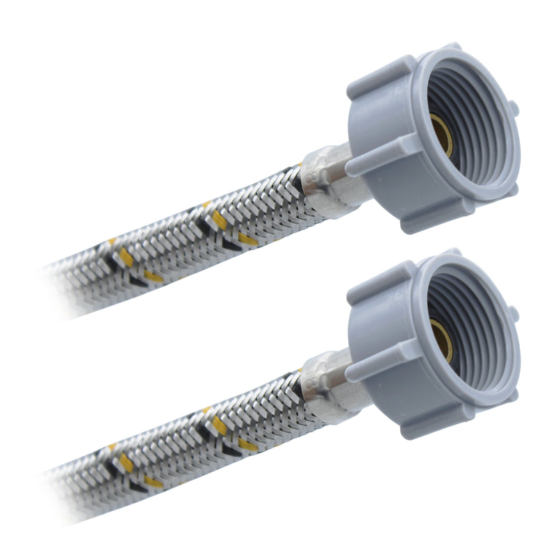 Conector Flexible | Sanitario | 7/8" AM X 7/8" AM | Acero Inoxidable