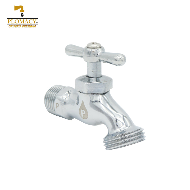 Llave Jardín 1/2" Artur Cromada Mediana
