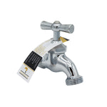 Llave Jardín Premium 1/2" 100% Latón Cromada