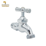 Llave Jardín Premium 1/2" 100% Latón Cromada