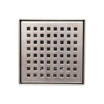Resumidero Premium 4" x 4" Acero Inoxidable 304