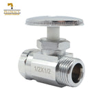 Válvula de Control Recta 1/2" X 1/2" 100% Latón